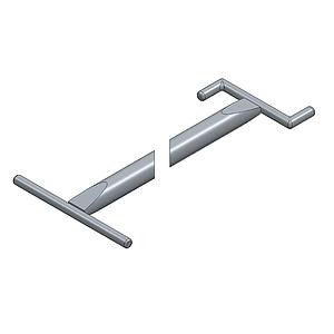 BARRA PÉRTIGA TUBO GALVANIZADO 1/2" DE 2.650 mm