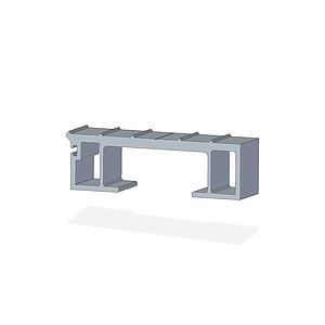 18505 LÁMINA PISO MÓVIL 6 mm STD ALITE-CARGO 21 L AL6082 T6 (m) 
