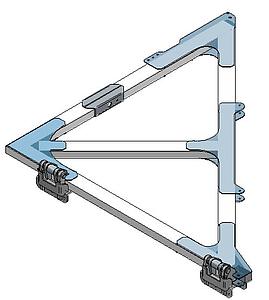 TMA ENSEMBLE AILE 01 GAUCHE AVANT (AILE + HARNIÈRES + ESSIEUX)