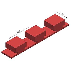 PATÍN COMPACTO PISO MÓVIL 24 LÁMINAS ALITE 3U PEINE 97,3 mm
