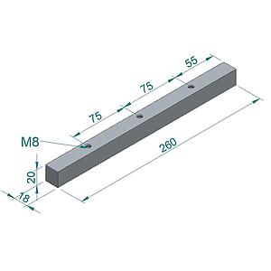 PLETINA LÁMINA SEMIESTANCA ESTRUCTURA VIRTO