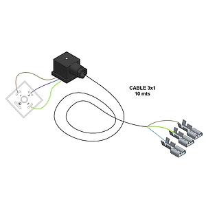 CABLE 3x1 INTERCONEXIÓN CUADRO CONTROL PM - TERMOSTATO (10 m)