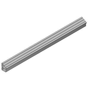 PERFIL ANTIEMPOTRAMIENTO R58-03 ALA-ALU-03 AL 6082 T6 ANODIZADO BRONCE L=2.400 mm