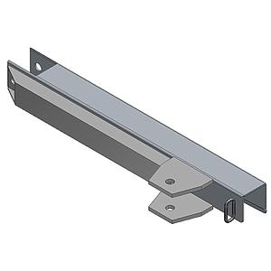 SOPORTE DRCHO. ARQUILLO ABATIBLE Y GIRATORIO PASAMANOS 50 mm